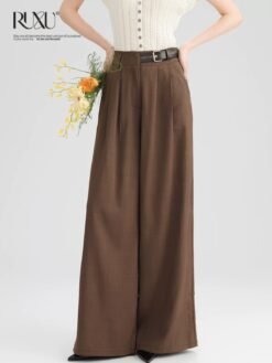 High-Waisted Wide-Leg Pants