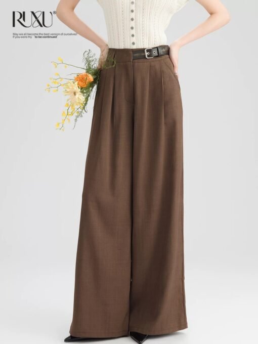 High-Waisted Wide-Leg Pants