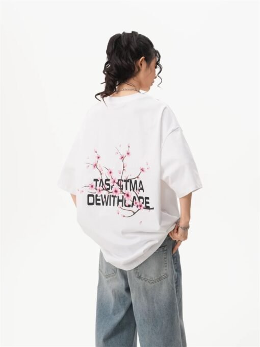 Oversized Cherry Blossom T-Shirt - Image 5