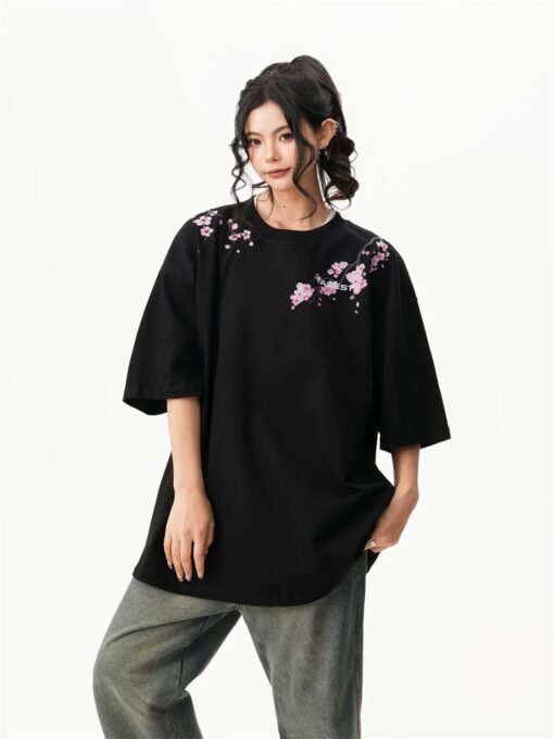 Oversized Cherry Blossom T-Shirt - Image 2