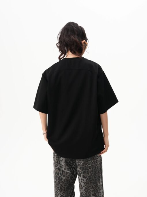 Sculpted shoulder Oversized T-Shirt - Image 4