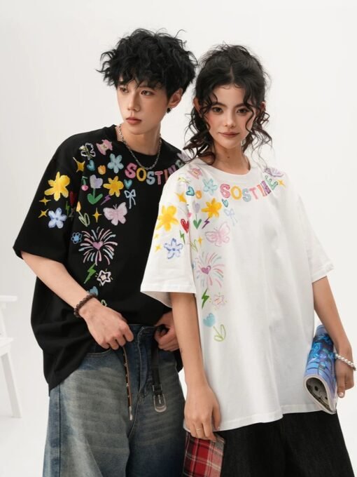 Vibrant Oversized T-Shirt - Image 2