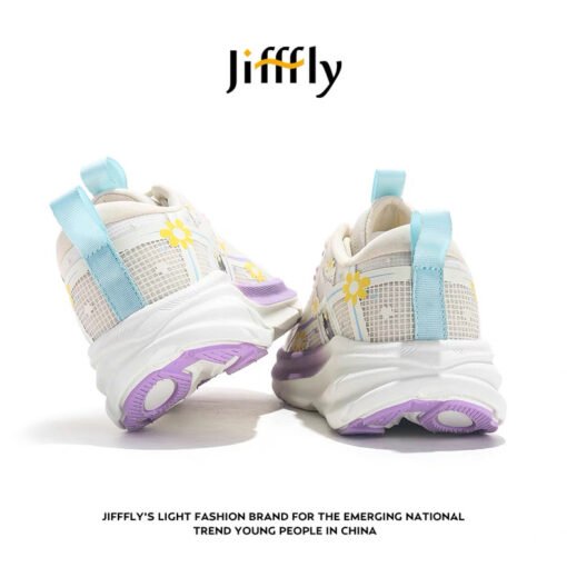 Jiffly Floral Accent Sneakers - Image 7