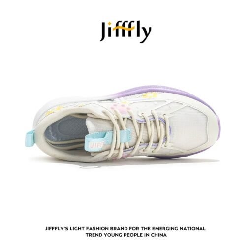 Jiffly Floral Accent Sneakers - Image 4