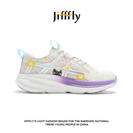 Jiffly Floral Accent Sneakers - Image 3