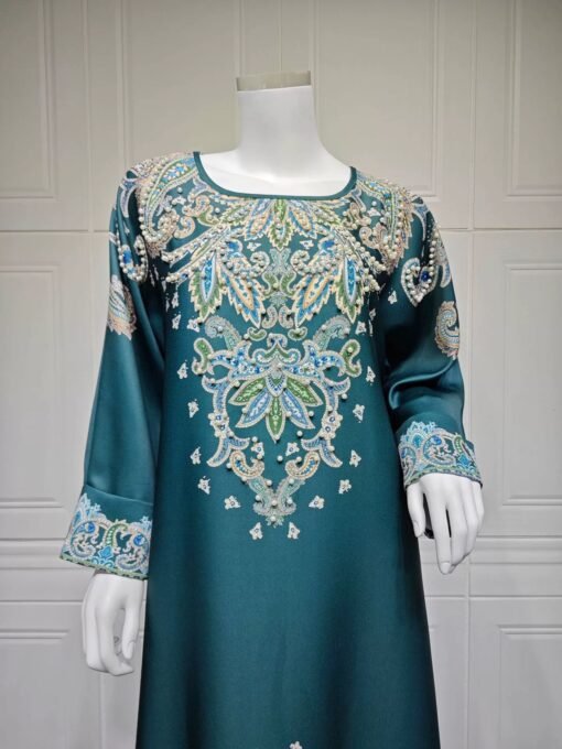 Ivory Paisley Pearl Dress - Image 6