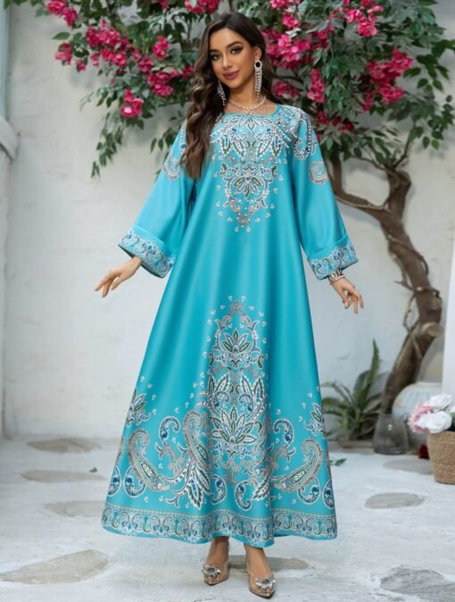 Ivory Paisley Pearl Dress - Image 3