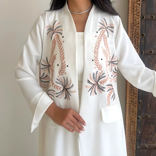 Modern Serenity Coat Abaya - Image 9
