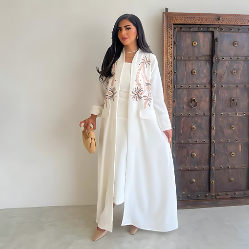 Modern Serenity Coat Abaya - Image 8