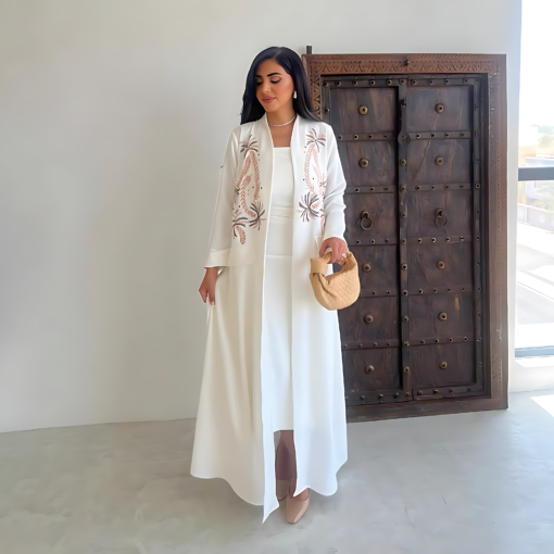 Modern Serenity Coat Abaya - Image 7