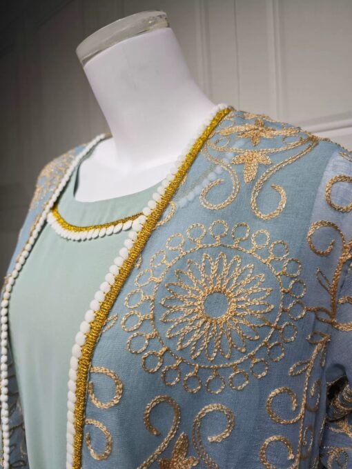 Royal  Abaya and Vest - Image 8