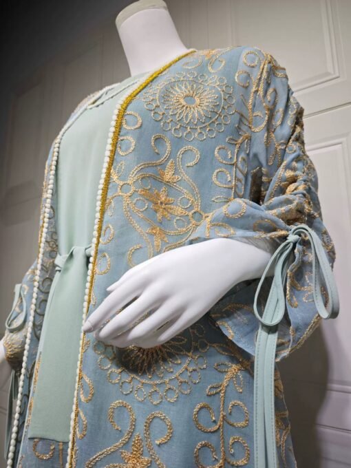 Royal  Abaya and Vest - Image 7