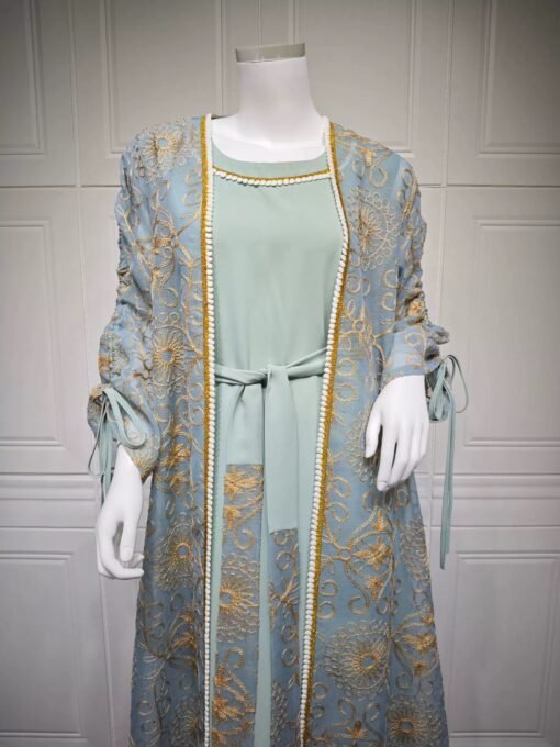 Royal  Abaya and Vest - Image 6