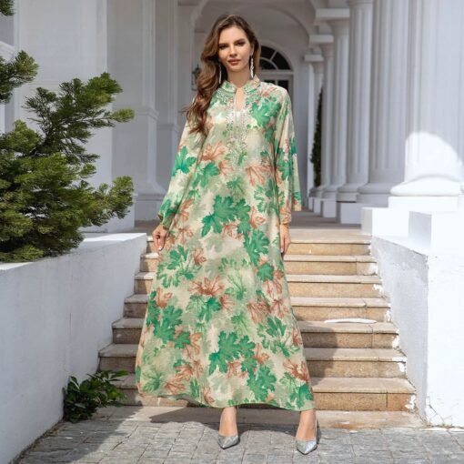 Leaf Print Serenity Dress